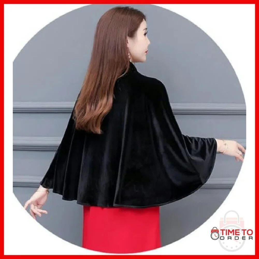 Velvet Shawl Wrap for Women - Soft Lightweight Wedding Evening Dress Accessory